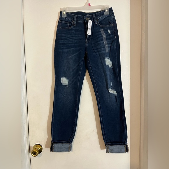 New York & Company Denim - NWT- New York & Company distressed boyfriend denim jeans.